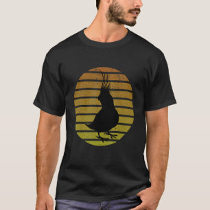T-shirt Perroquet Oiseau Vintage en détresse Style Rétro S