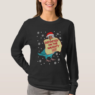 T-shirt Perroquet sur liste vilain sans aucun doute I Blue
