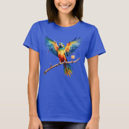 T-shirt Perroquet tropical
