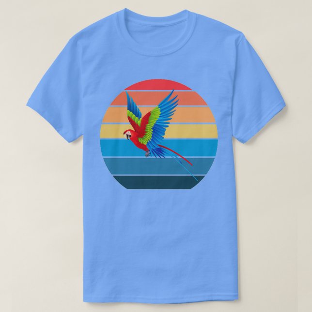 T-shirt Perroquet Vintage 1 (Design devant)