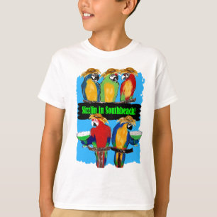 T-SHIRT PERROQUETS DE FÊTE
