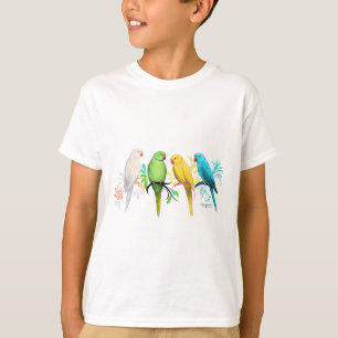 T-shirt Perroquets de Ringneck d'Indien