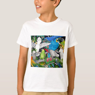 T-shirt Perroquets du monde