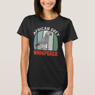 T-shirt Perroquets gris d'Afrique Perroquets gris d'oiseau