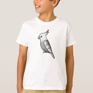 T-shirt Perruche à tête blanche de dessin animé