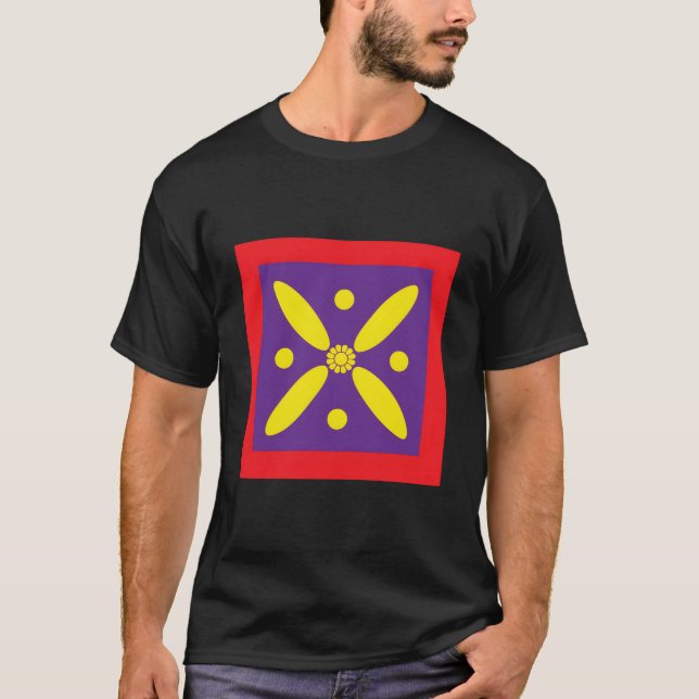 T-shirt Perse Derafsh Kaviani Les Achaeids Sassanids Emp (Devant)