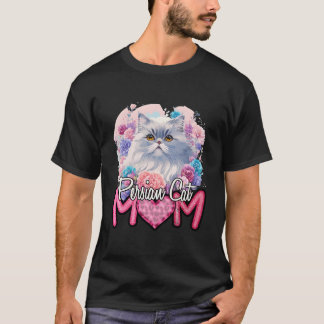 T-shirt Persian Mom Persian Cat Cat Mama