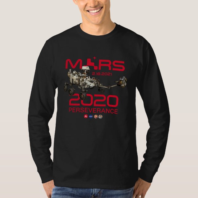 T-shirt Persistence Rover Mars 2020 Landing Day (Devant)