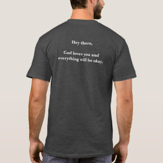 T-Shirt Person hinter mir