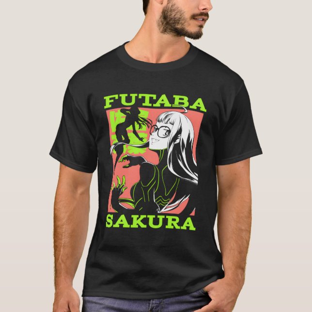 T-shirt Persona 5 Futaba Sakura Collage (Devant)