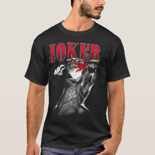 T-shirt Persona 5 Joker Graphisme Neutre Long Manche T-Shi