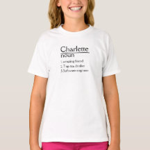 T - Shirt "personalisiert Name"