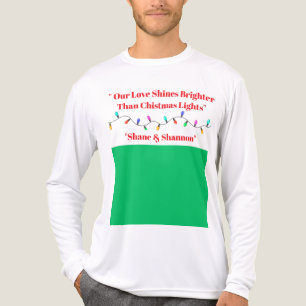 T - Shirt Personalisierten Paare Weihnachts-Shirt