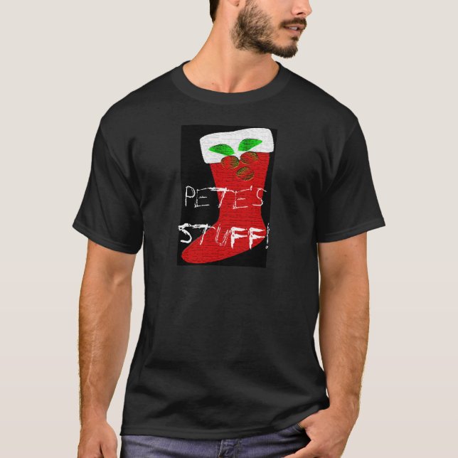 T - Shirt Personalisierter Strumpf (Vorderseite)