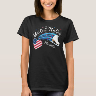 T-shirt Personalized American Figure Skating