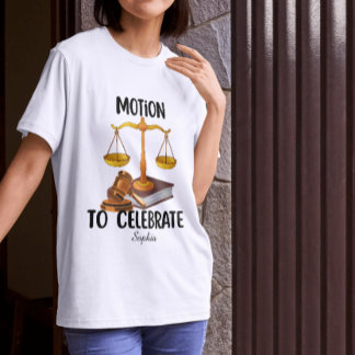 T-shirt Personalized funny  law graduate 