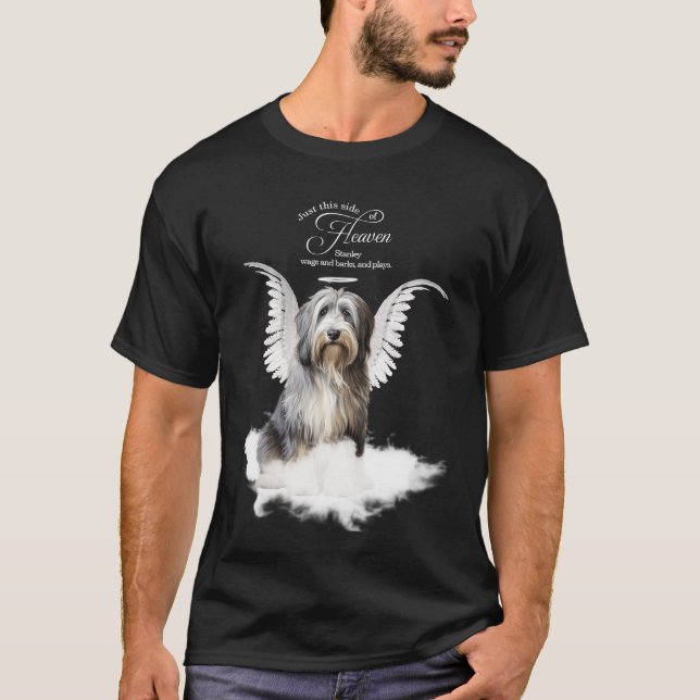 T-shirt Personalized Pet Memorial English Sheepdog (Devant)