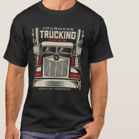 Personalized Trucking 18 Wheeler BIG Trucker