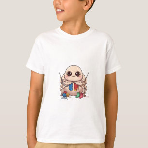 T-shirt Personnage d'araignée tricot adorable pour enfants