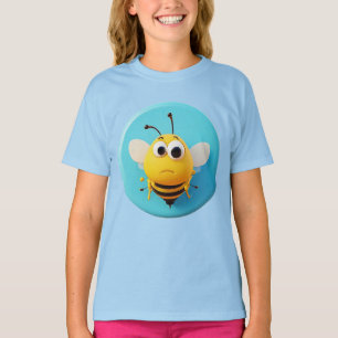 T-shirt Personnage de abeille de dessin animé mignon