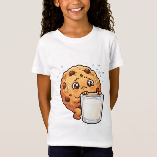 T-Shirt Personnage de cookie aux pépites de chocolat anxie