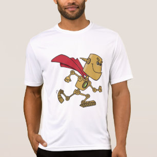 T-shirt Personnage de dessin animé de robot super-héros en