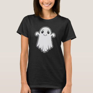 T-shirt Personnage de dessin animé fantôme adorable Hallow