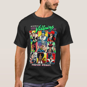 T-shirt Personnage de jeu vidéo de groupe de méchants Disn