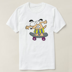 T-shirt Personnage de skateboard Skateboard Fun Skateboar