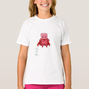 T-shirt Personnage de super-héros Gomme Rose Enfants