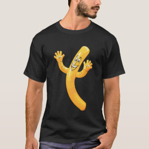 T-shirt Personnage de tube d'homme drôle et farfelu