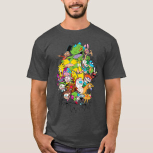 T-shirt Personnages Classiques Nickelodeon Faisant irrupti