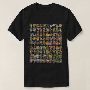 T-shirt Personnages de mème de Pourriture de Cerveau Itali