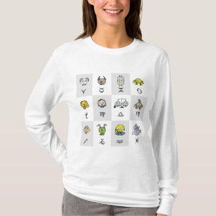 T-shirt Personnages de Zodiaque Astrologiques Amusants