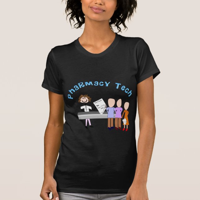 T-shirt Personnages en allumettes de conception de cadeaux (Devant)