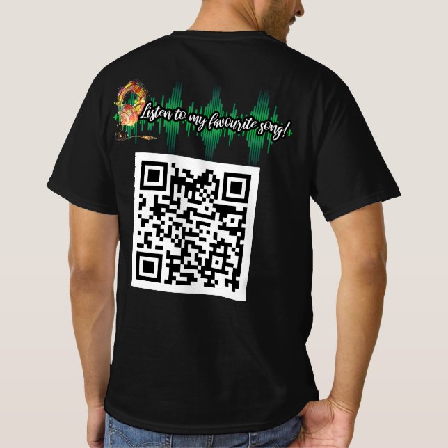 T-shirt Personnalisable chanson (casque) (Dos)