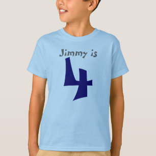 T-shirt personnalisable d'anniversaire d'âge et d