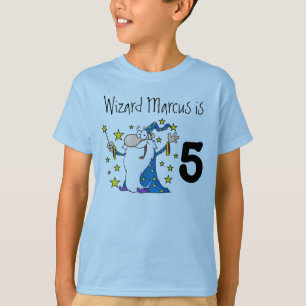 T-shirt personnalisable d'anniversaire de magicien