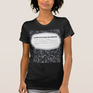 T-shirt personnalisable de carnet de composition