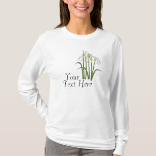 T-shirt personnalisable de perce-neige