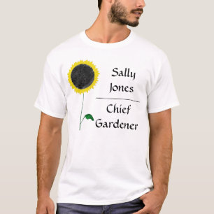 T-shirt personnalisable de tournesol