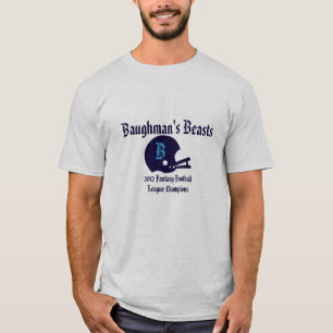 T-shirt personnalisable du football d'imaginaire