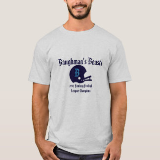 T-shirt personnalisable du football d'imaginaire