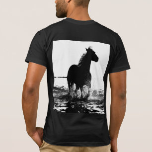 T-shirt Personnalisable Élégant Moderne Cheval Pop Art