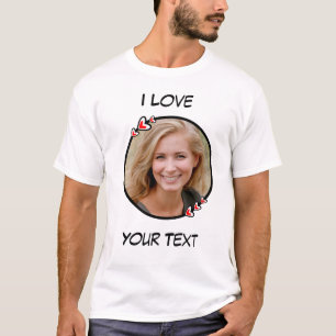T-shirt Personnalisable I Love Heart