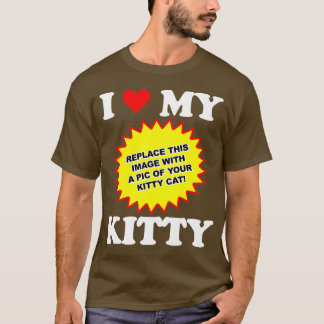 T-shirt PERSONNALISABLE J'aime mon chat