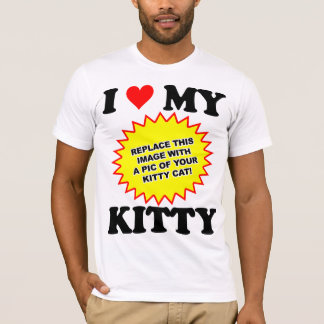 T-shirt PERSONNALISABLE J'aime mon chat