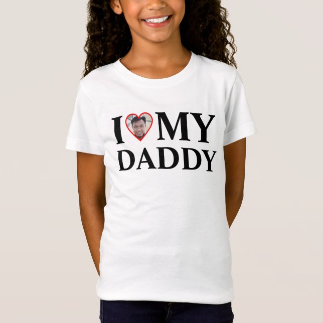 T-Shirt Personnalisable J'aime mon papa (Devant)