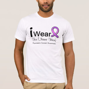 T-shirt Personnalisable je porte le ruban de Cancer