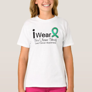 T-shirt Personnalisable je porte le ruban de Cancer de